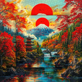 Fuji's Radiant Beauty Jigsaw Puzzle 1000 Pieces